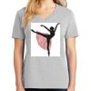 1-Hr Ladies V-Neck T-Shirt Thumbnail