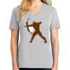 1-Hr Ladies V-Neck T-Shirt Thumbnail