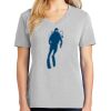 1-Hr Ladies V-Neck T-Shirt Thumbnail