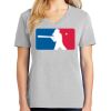 1-Hr Ladies V-Neck T-Shirt Thumbnail