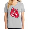 1-Hr Ladies V-Neck T-Shirt Thumbnail