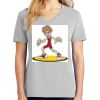 1-Hr Ladies V-Neck T-Shirt Thumbnail