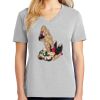 1-Hr Ladies V-Neck T-Shirt Thumbnail