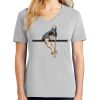 1-Hr Ladies V-Neck T-Shirt Thumbnail