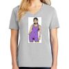 1-Hr Ladies V-Neck T-Shirt Thumbnail