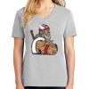 1-Hr Ladies V-Neck T-Shirt Thumbnail