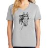 1-Hr Ladies V-Neck T-Shirt Thumbnail