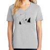 1-Hr Ladies V-Neck T-Shirt Thumbnail