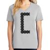 1-Hr Ladies V-Neck T-Shirt Thumbnail