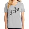 1-Hr Ladies V-Neck T-Shirt Thumbnail