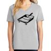 1-Hr Ladies V-Neck T-Shirt Thumbnail