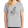 1-Hr Ladies V-Neck T-Shirt Thumbnail