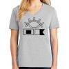 1-Hr Ladies V-Neck T-Shirt Thumbnail