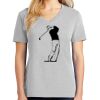 1-Hr Ladies V-Neck T-Shirt Thumbnail