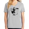 1-Hr Ladies V-Neck T-Shirt Thumbnail