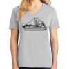 1-Hr Ladies V-Neck T-Shirt Thumbnail