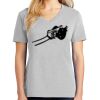 1-Hr Ladies V-Neck T-Shirt Thumbnail