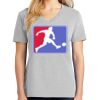 1-Hr Ladies V-Neck T-Shirt Thumbnail