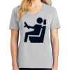 1-Hr Ladies V-Neck T-Shirt Thumbnail