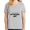 1-Hr Ladies V-Neck T-Shirt Thumbnail