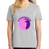 1-Hr Ladies V-Neck T-Shirt Thumbnail