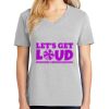 1-Hr Ladies V-Neck T-Shirt Thumbnail