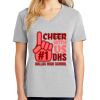 1-Hr Ladies V-Neck T-Shirt Thumbnail