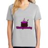 1-Hr Ladies V-Neck T-Shirt Thumbnail