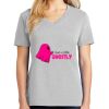 1-Hr Ladies V-Neck T-Shirt Thumbnail