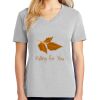 1-Hr Ladies V-Neck T-Shirt Thumbnail