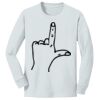 1-DAY NO MINIMUM Youth Long Sleeve Crewneck T-Shirt Thumbnail