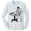 1-DAY NO MINIMUM Youth Long Sleeve Crewneck T-Shirt Thumbnail