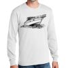 1-DAY NO MINIMUM Unisex Long Sleeve Crewneck T-Shirt Thumbnail