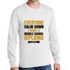 1-DAY NO MINIMUM Unisex Long Sleeve Crewneck T-Shirt Thumbnail